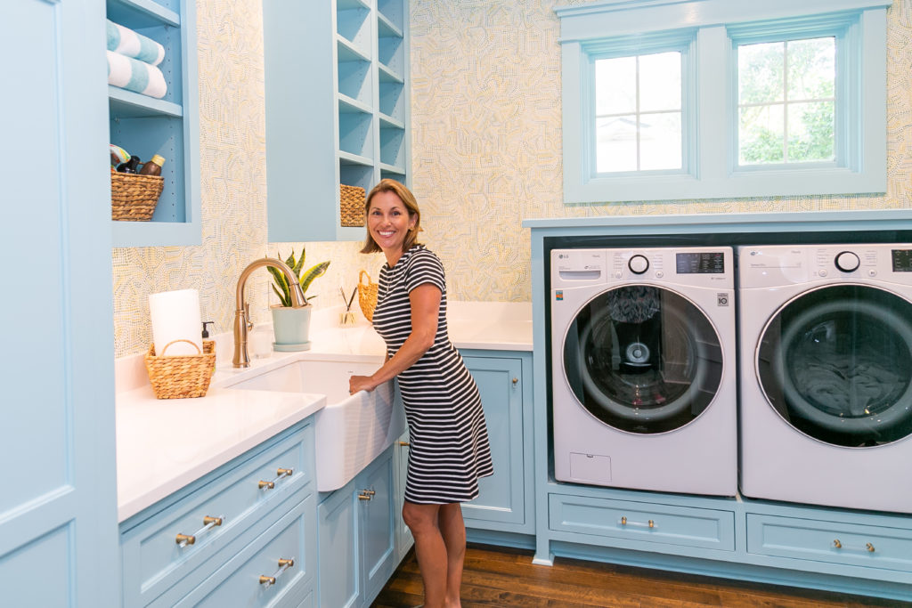 southern cottage laundry room